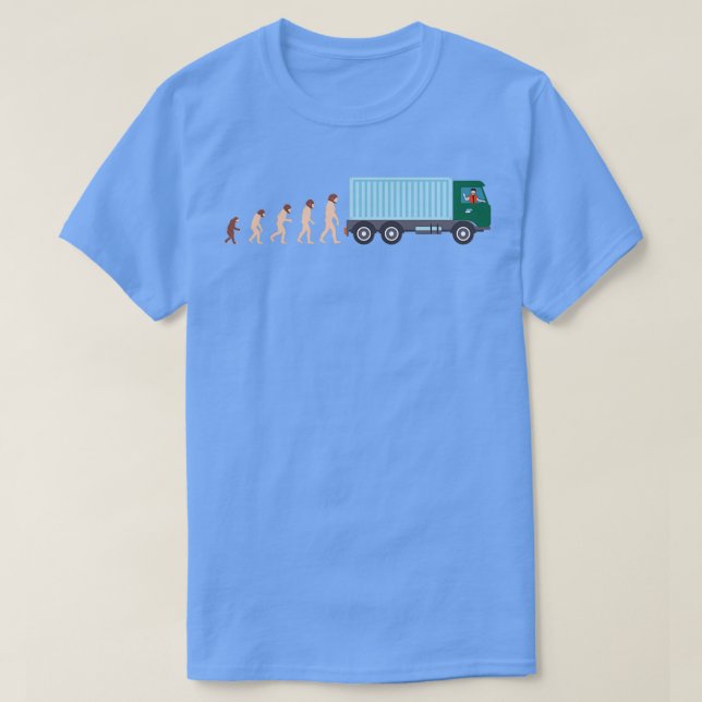 Camiseta Evolution Trucker Truck Driver Funny Gift Idea 4 (Diseño del anverso)