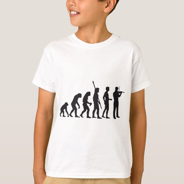 Camiseta evolution violin (Anverso)