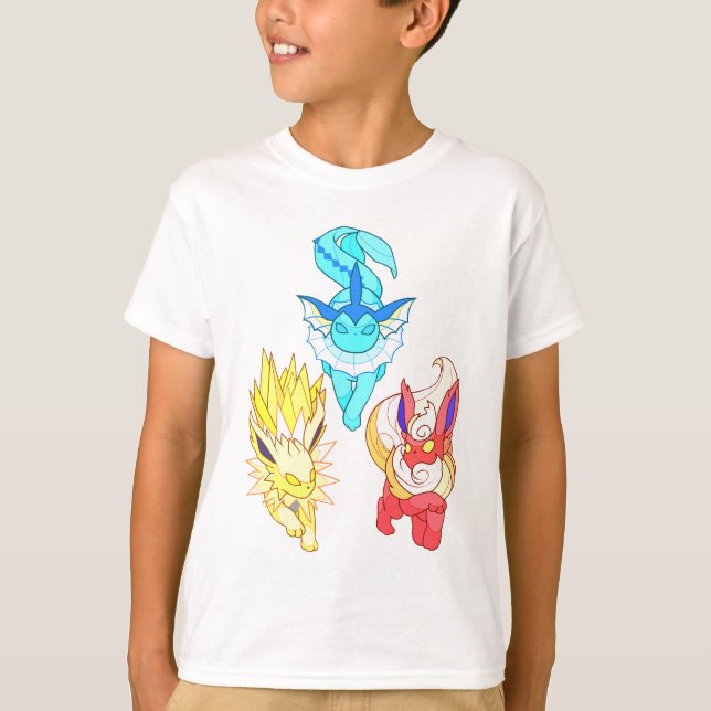 Camiseta Évolutions d’Évoli – Style & Passion Pokémon (Anverso)