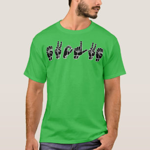 Camiseta EVOLVE ASL Rótulo Language Design