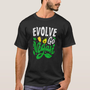 Camiseta Evolve, ve Vegan, comida