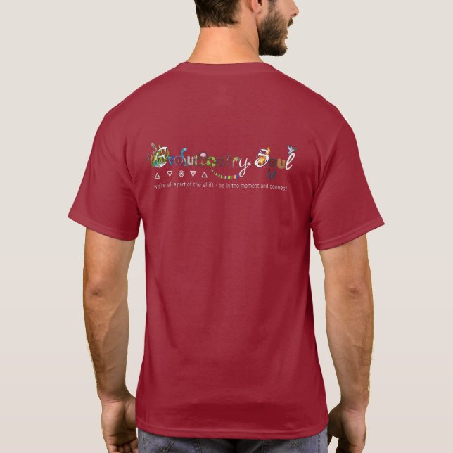 Camiseta EvoS: Cuello Básico De La Tripulación (Reverso)