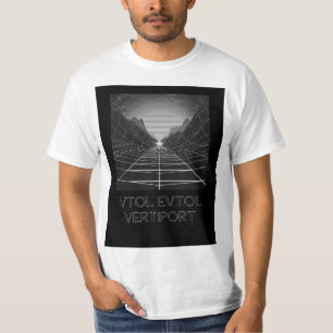 CAMISETA EVTOL VTOL VERTIPORT B&W LINEAL