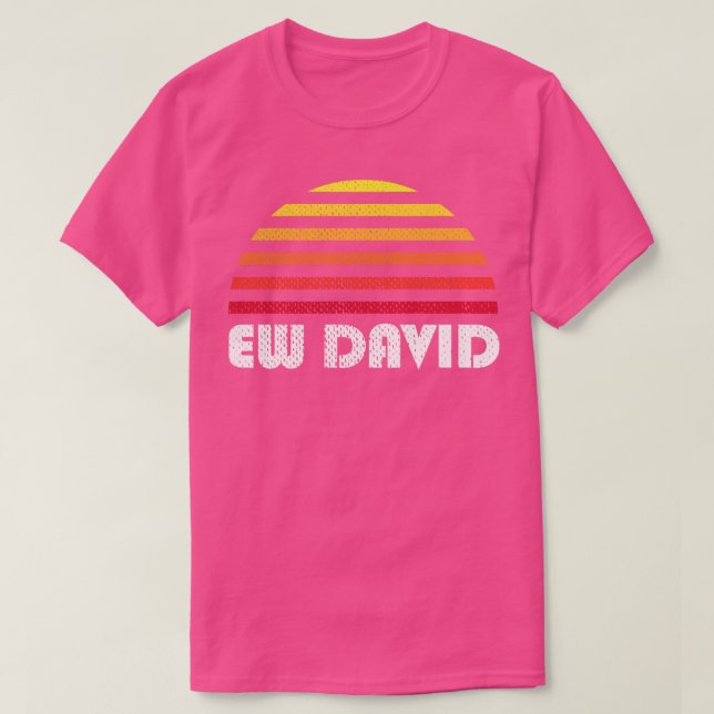 Camiseta Ew David Sunset (Diseño del anverso)