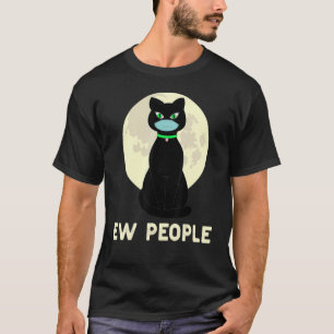 Camiseta Ew People Black Cat Con Moo