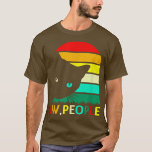 Camiseta Ew People Black Cat Graciosa Social Etrovertida Re
