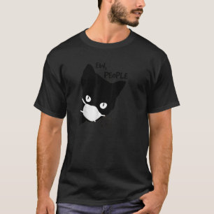 Camiseta Ew People Black Cat Mask Pullover