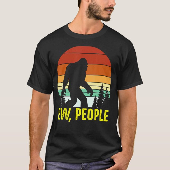 Camiseta Ew People Retro Sunset big foot (Anverso)