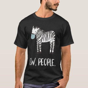 Camiseta Ew People Zebra Face Mask Distancia social
