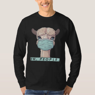 Camiseta Ew Personas Lama Mascarilla Distanciamiento Social