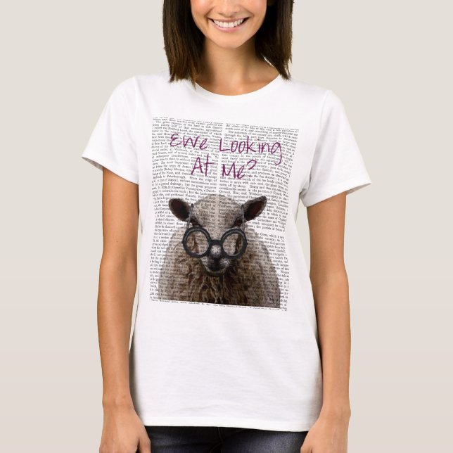Camiseta Ewe Looking Me DeNiro Sheep 2 (Anverso)