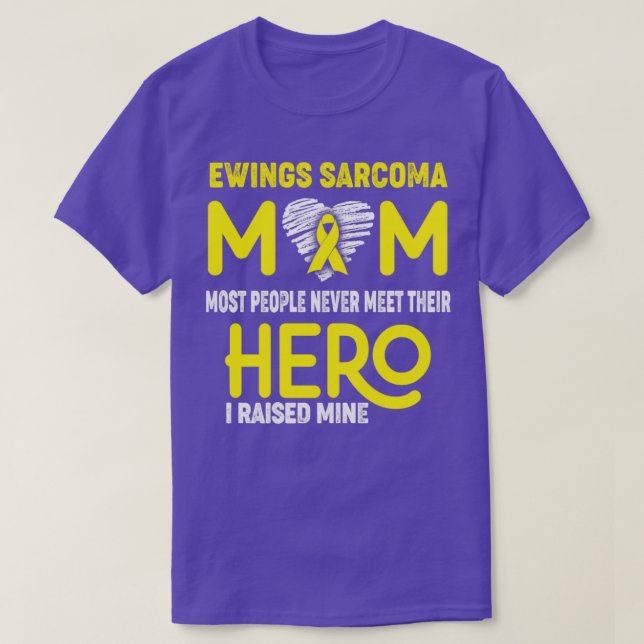 Camiseta Ewings Sarcoma Mamá La Mayoría De La Gente Nunca C (Diseño del anverso)
