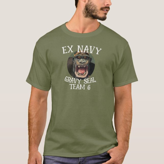 Camiseta Ex Armada Foca Elefante EQUIPO 6 HG (Anverso)