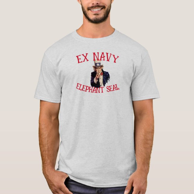 Camiseta Ex Marina Foca Elefante HG (Anverso)
