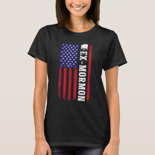 Camiseta Ex mormón tapir exmo patriótico postmormón anti LD