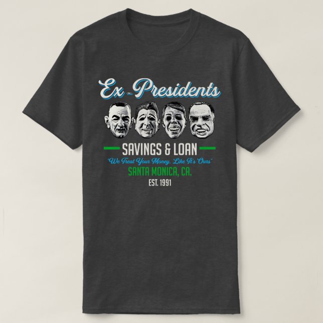 Camiseta Ex presidentes Ahorro Préstamos (Diseño del anverso)