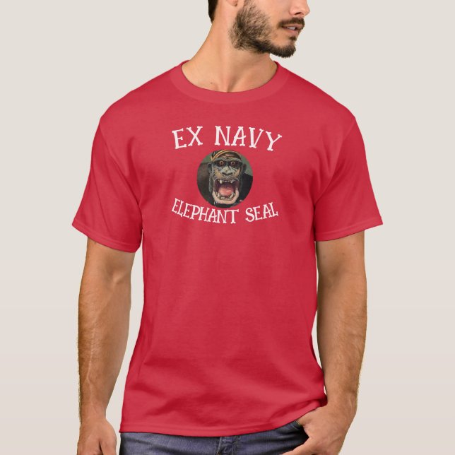 Camiseta Ex Sello de elefante de la Marina (Anverso)