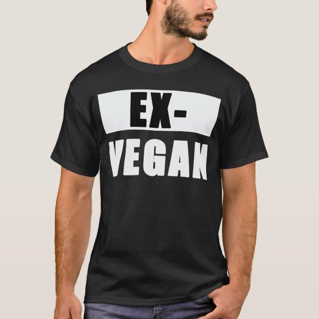 Camiseta Ex vegano (Anverso)