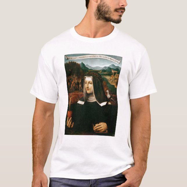Camiseta Ex Voto dedicó a St. Catherine de Siena (Anverso)