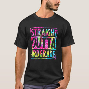 Camiseta Exacto recto de tercer grado de tinte tintado gran