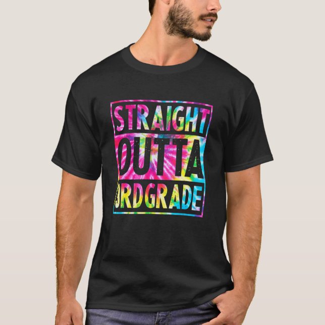 Camiseta Exacto recto de tercer grado de tinte tintado gran (Anverso)