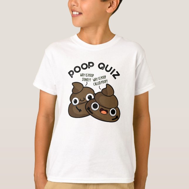 Camiseta Examen de Caca Chiste de Caca Gracioso  (Anverso)