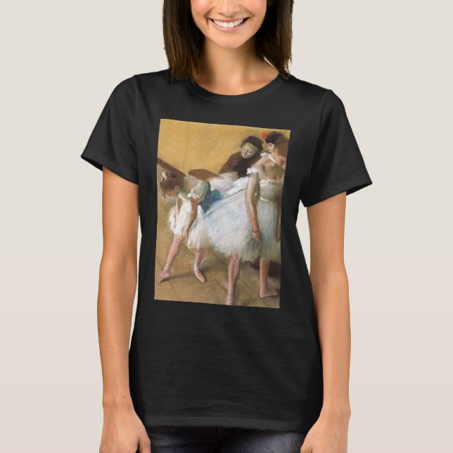 Camiseta Examen de danza por Edgar Degas, Ballet de época (Anverso)