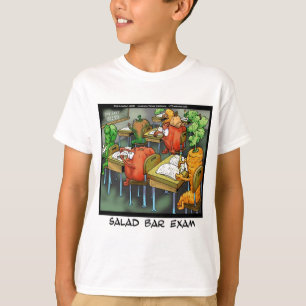 Camiseta Examen Divertido de la Barra de Ensaladas