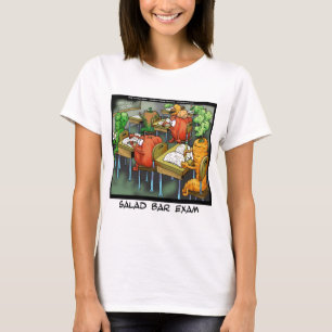 Camiseta Examen Divertido de la Barra de Ensaladas