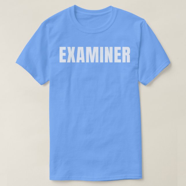 Camiseta Examen Funny Job Title Profession Regalo de cumple (Diseño del anverso)