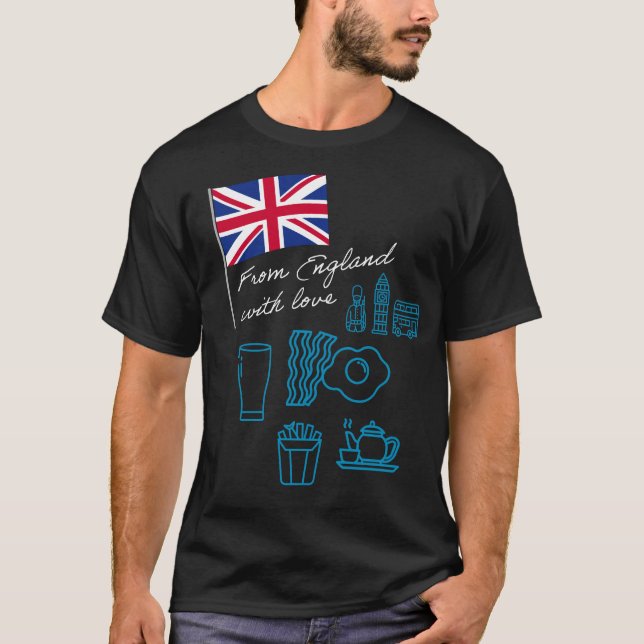 Camiseta EXANGLIA (Blue + White) Basic (Anverso)