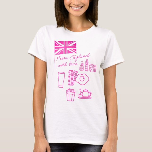 Camiseta EXANGLIA (Pink) Basic (Anverso)