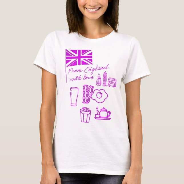 Camiseta EXANGLIA (Purple) Basic (Anverso)