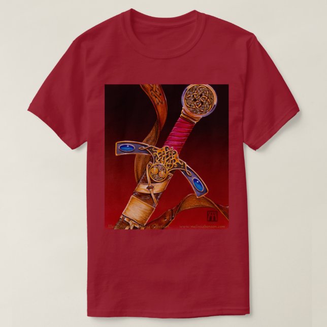 Camiseta Excalibur (Diseño del anverso)