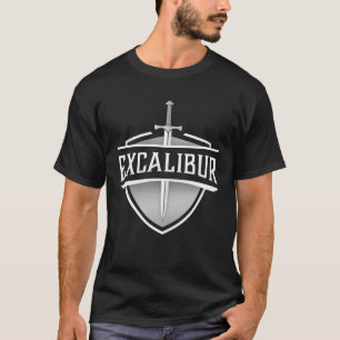 Camiseta Excalibur La espada legendaria en la piedra del re