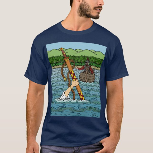 Camiseta Excalibur y Arturo (Anverso)