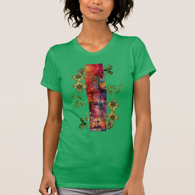 Camiseta EXCALIBUR Y SHAMROCKS Fiesta del Día de San Patric (Anverso)