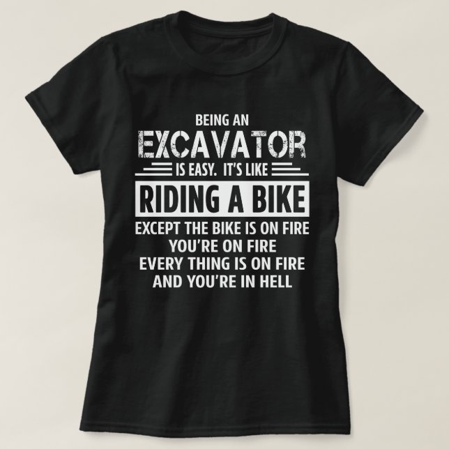 Camiseta Excavador (Diseño del anverso)