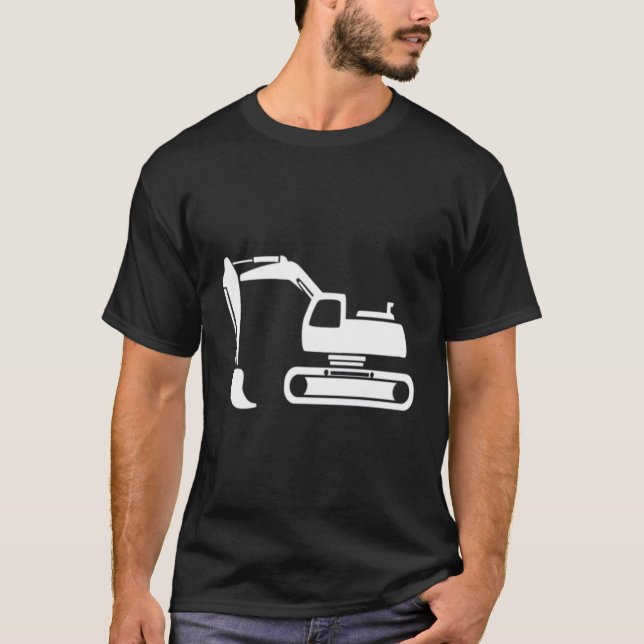 Camiseta Excavador de excavación (Anverso)