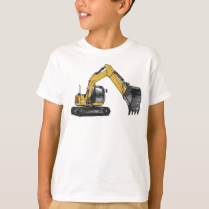 Camiseta Excavador grande de Caterpillar del muchacho