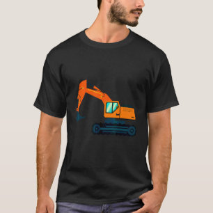Camiseta Excavador Maquinaria Pesada Camión Construcción Ni