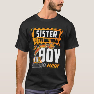 Camiseta excavadora de construcción de vehículos Hermana de
