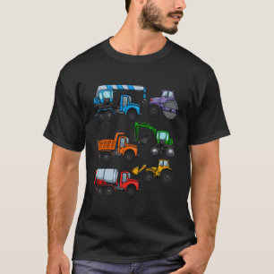 Camiseta Excavadora de construcción Funny Disparador de pal