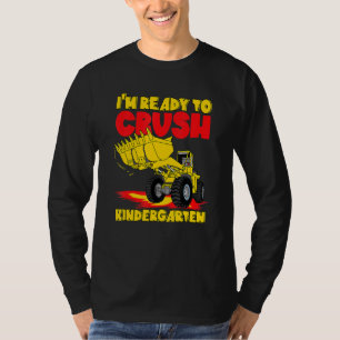 Camiseta Excavadora Estoy lista para aplastar el jardín de