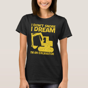 Camiseta Excavadora Genial Para Hombres Mujeres Operador de