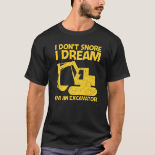 Camiseta Excavadora Guay Para Hombres Opera De Equipo Pesad