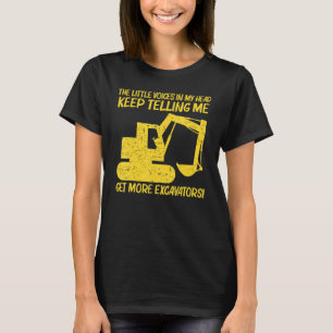 Camiseta Excavadora Guay Para Hombres Opera De Equipo Pesad