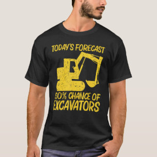Camiseta Excavadora Guay Para Hombres Opera De Equipo Pesad