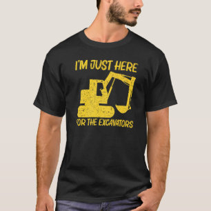 Camiseta Excavadora Guay Para Hombres Opera De Equipo Pesad