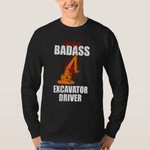 Camiseta Excavadora para hombres Retroexcavadora para condu